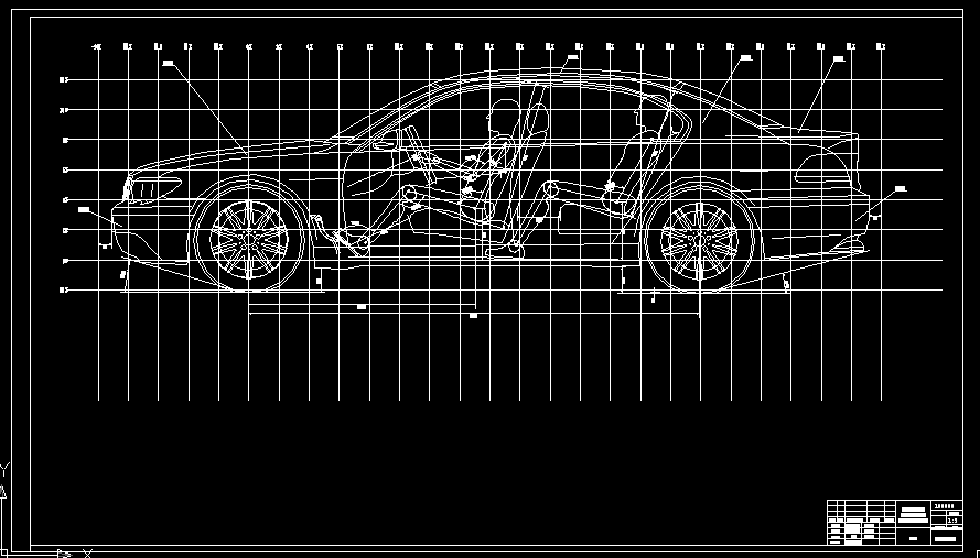 4.5升三廂式四門豪華轎車車身總布置設(shè)計-【m.ruerkang.com.cn】